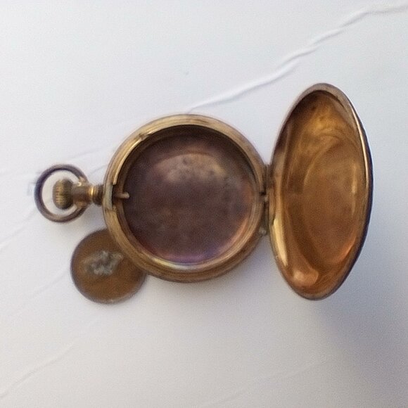 Vintage Stamped National Special Pocket Watch Case - Gorgeous Etchings!!! - Picture 3 of 4